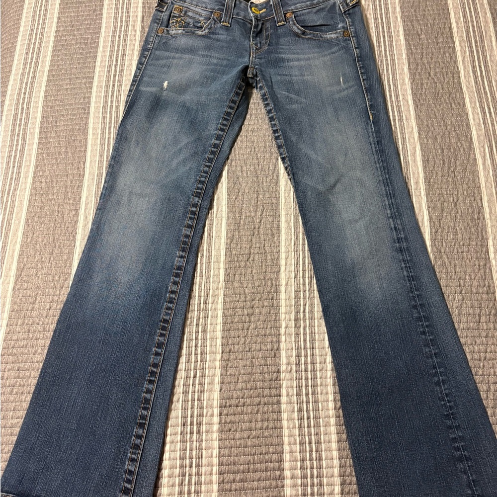 True Religion Women's Boot Cut Jeans in Blue